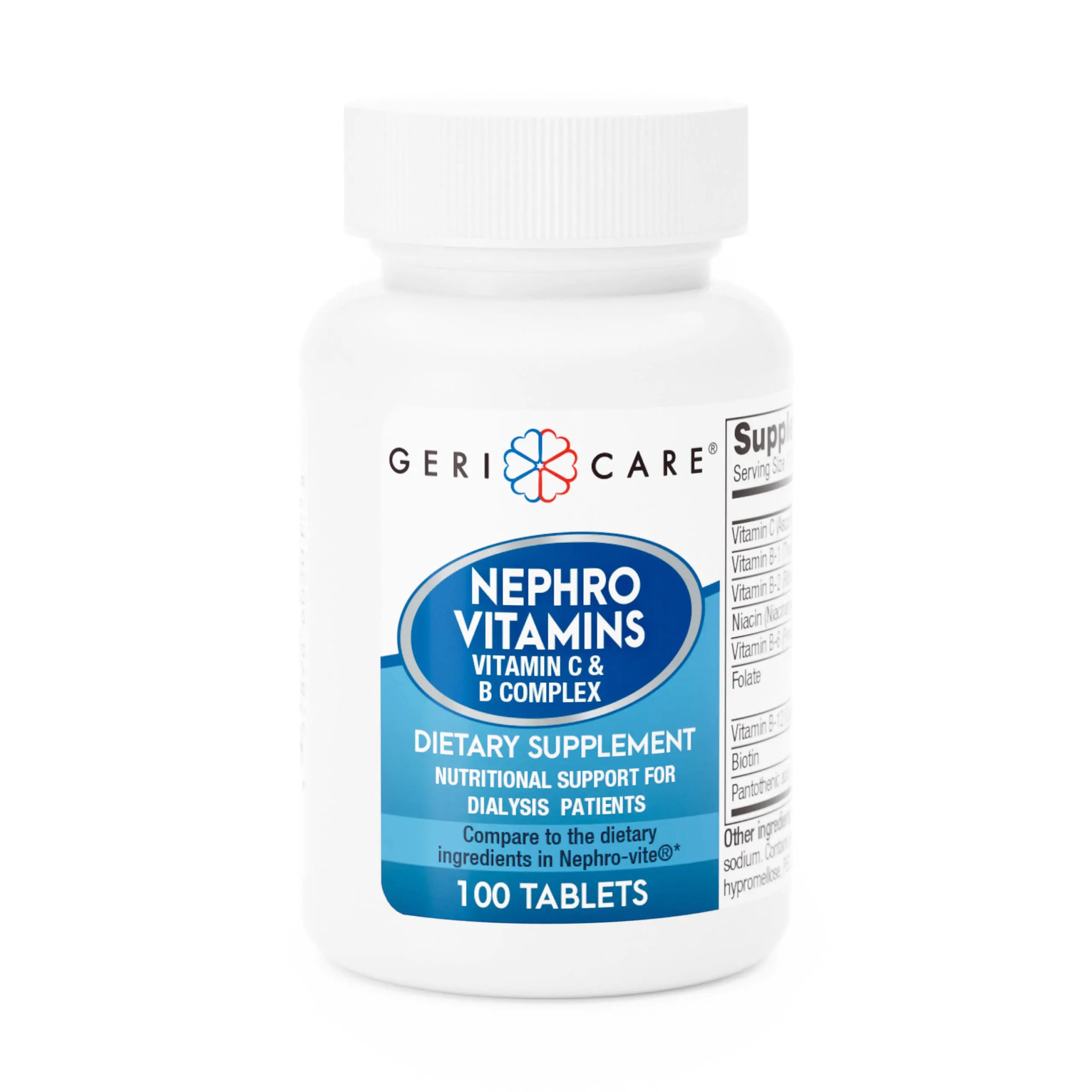 Gericare Nephro – Vitamin C &amp; B Complex Capsules for Kidney &amp; Overall Health
