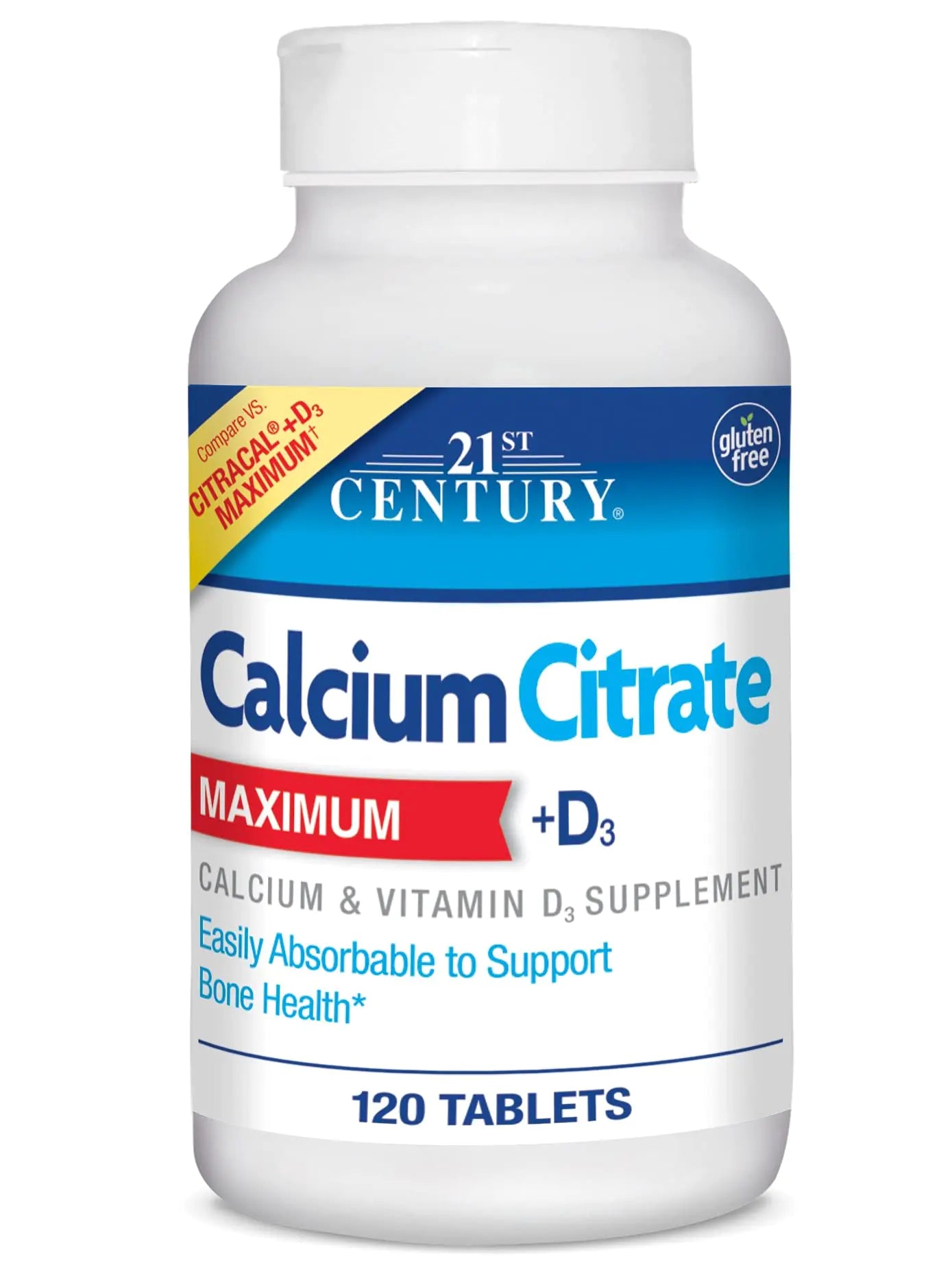 21st Century Calcium Citrate + D3 Maximum