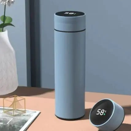 Smart LED Temperature Display Water Bottle – Leakproof Vacuum-Insulated Thermos