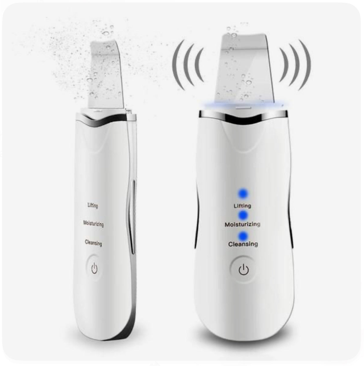 Ultrasonic Facial Cleanser with Pore Vacuum Device