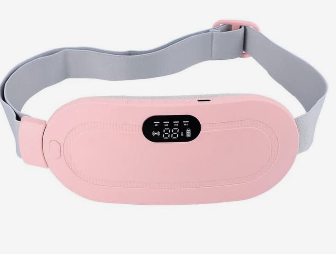 Menstrual Heating Pad Smart Warm Belt Relief Waist Pain Cramps Vibrating Abdominal Massager Electric Waist Belt Device