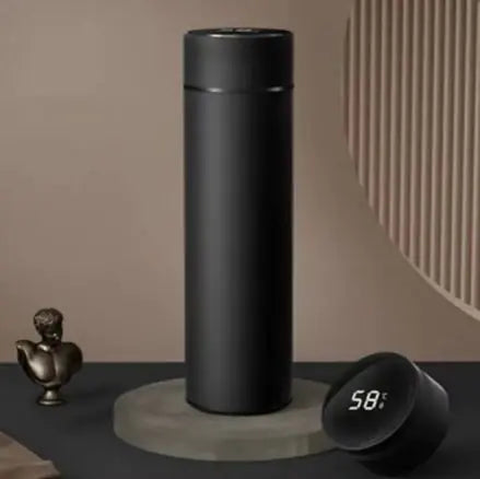 Smart LED Temperature Display Water Bottle – Leakproof Vacuum-Insulated Thermos