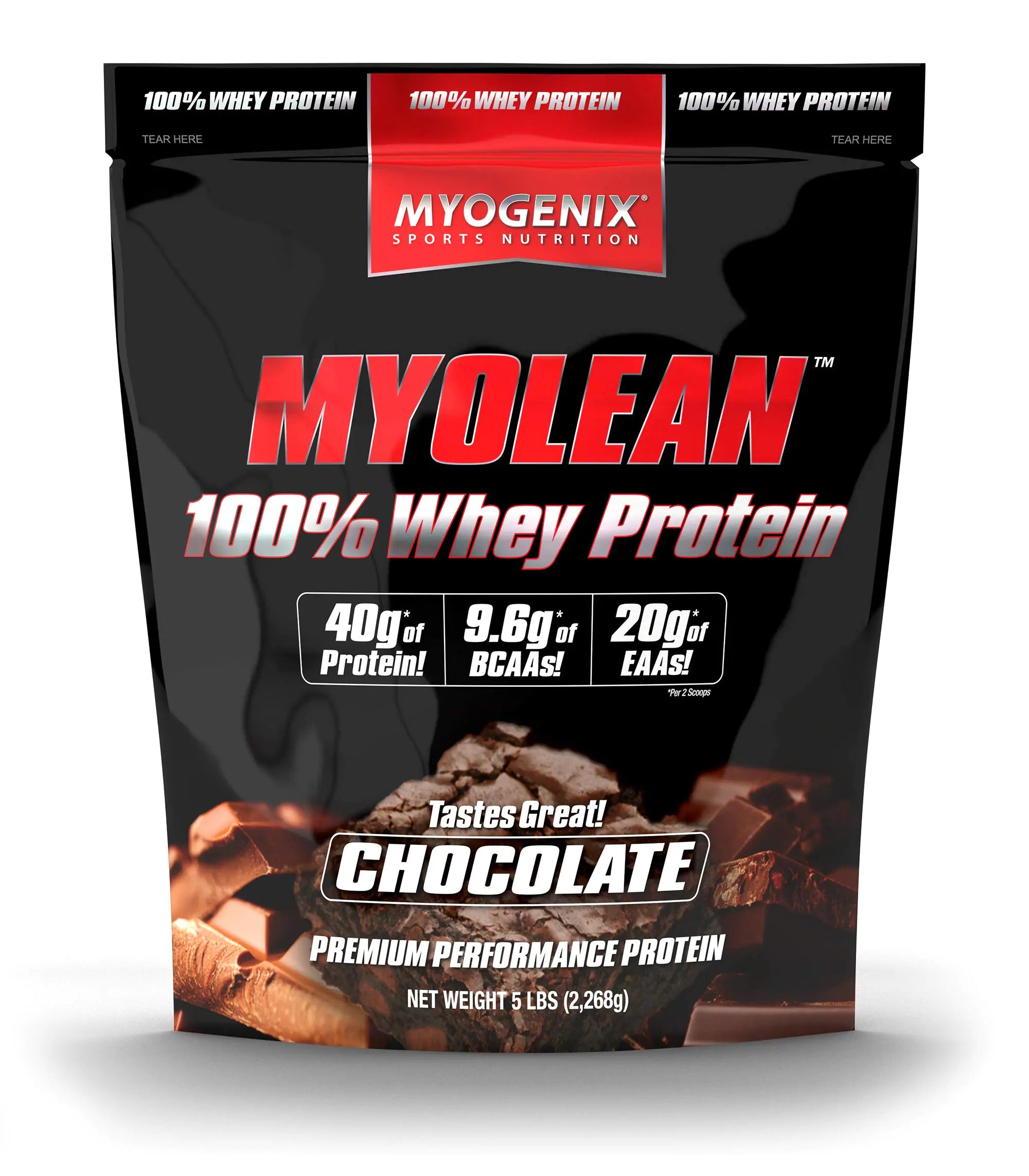 100% Whey Chocolate Protein Powder - Myogenix Myolean Whey Protein Powder With 20 Grams of Protein Per Serving Premium Protein Powder for Women and Me