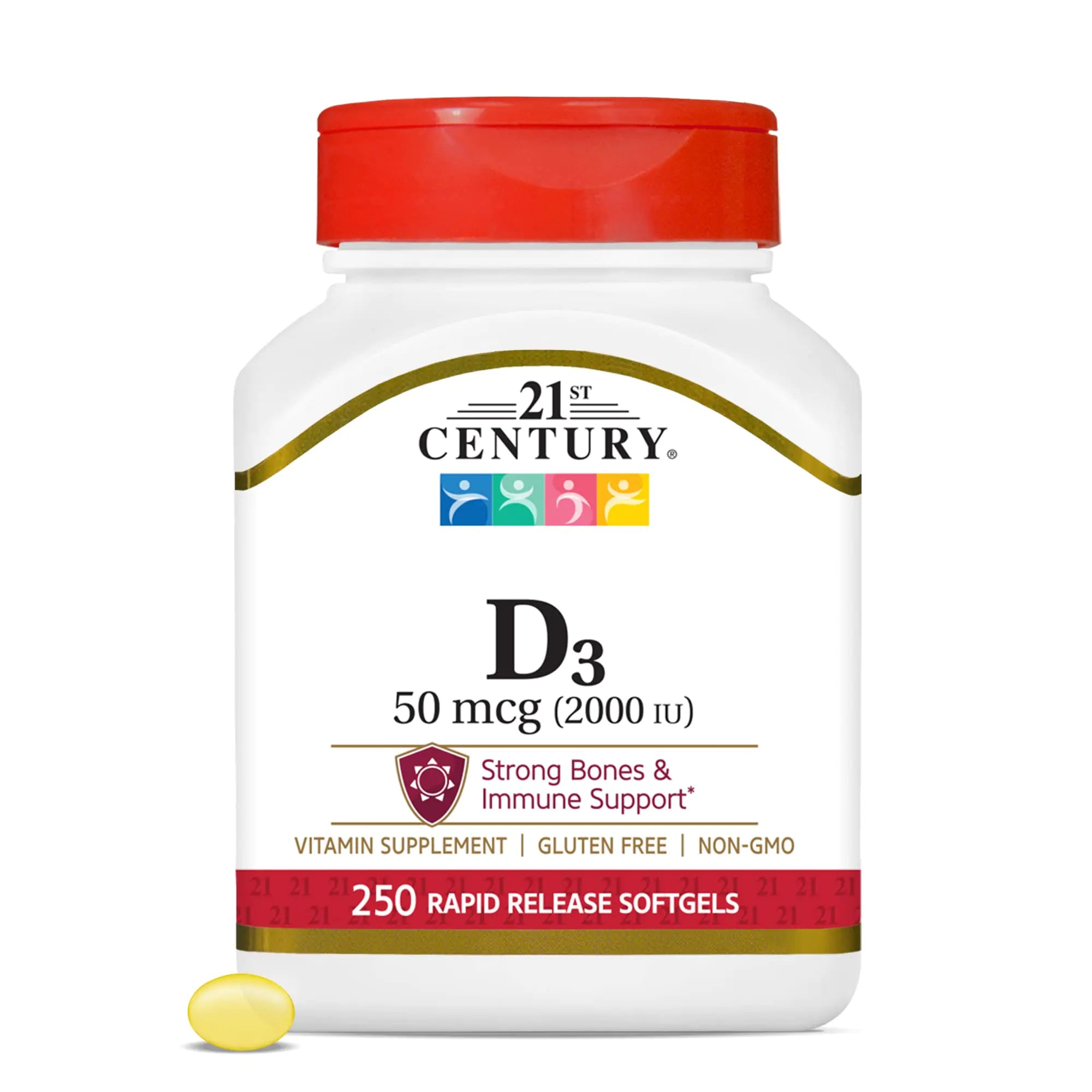 21st Century D3 2000 IU Softgels